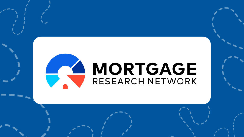 Mortgage Research Network logo on a blue background